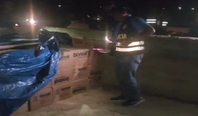 Incautan tonelada y media de marihuana oculta en vivienda abandonada en Chilca