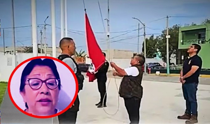 Municipio iza bandera a media asta en señal de luto tras crimen contra regidora Elena Rojas