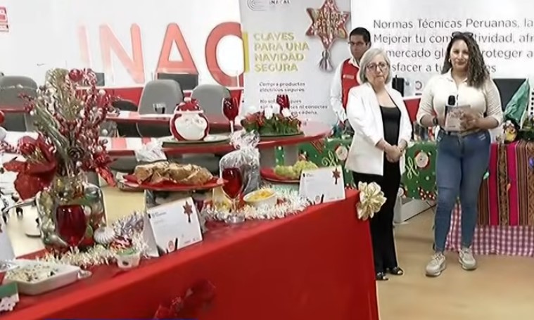 Navidad segura: Inacal advierte sobre riesgos en enchufes, alimentos y juguetes