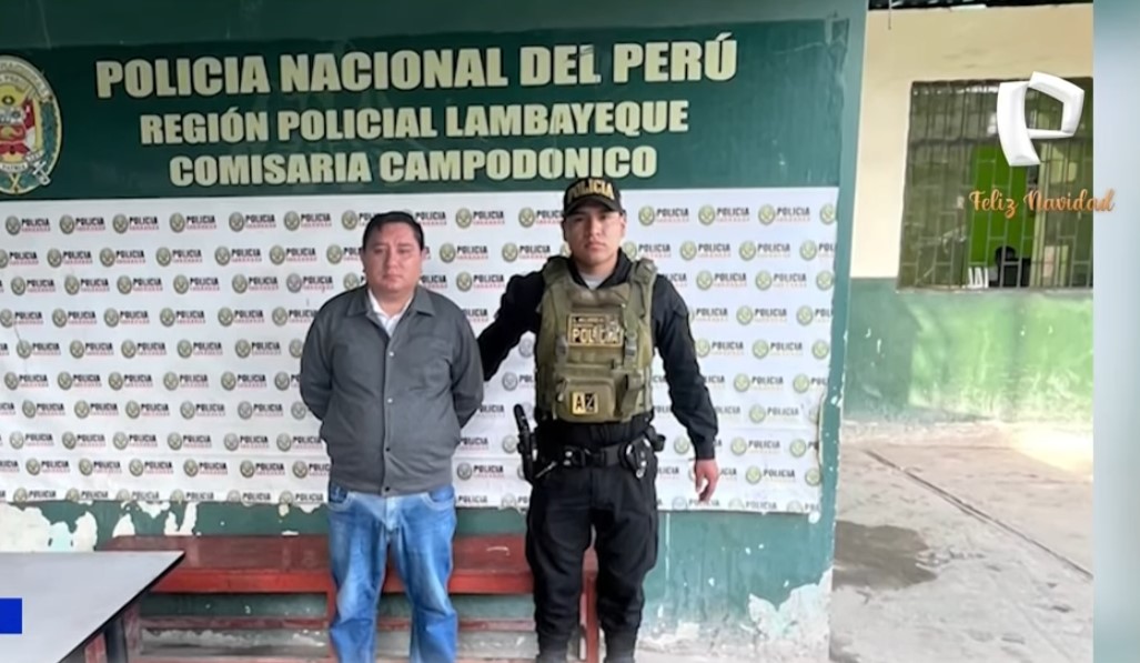 Docente es detenido en Chiclayo acusado de exigir fotos íntimas a su alumna