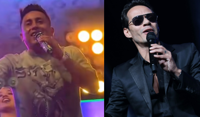 Christian Cueva sorprende en TV y se autodenomina el “Marc Anthony de la cumbia”