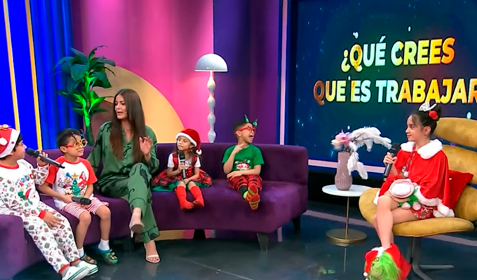 Navidad sin filtros con niños