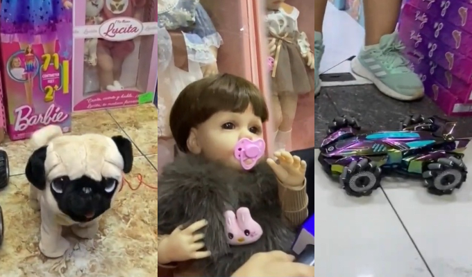 Perrito Pug, bebés hiperrealistas y autos locos entre las novedades de juguetes en Mesa Redonda