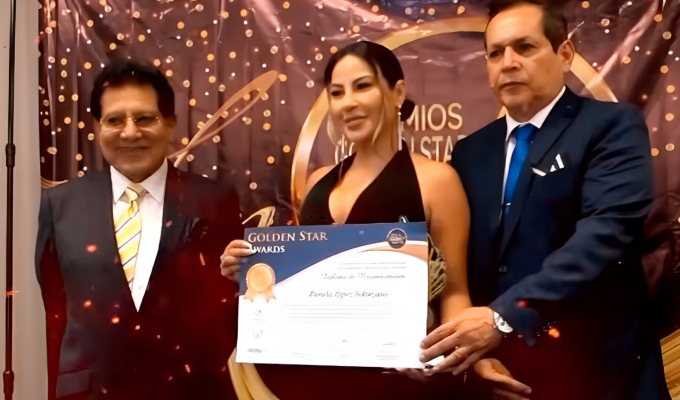 Pamela López gana premio como revelación musical en los Golden Star Awards 2025