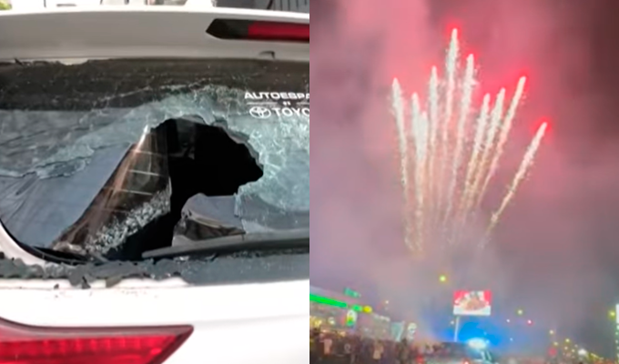 Violento choque entre barristas deja destrozos en urbanización de Los Olivos