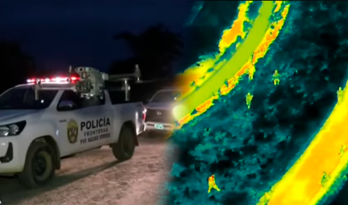 Peligro en la frontera: mafias de coyotes versus sofisticados drones que detectan calor humano