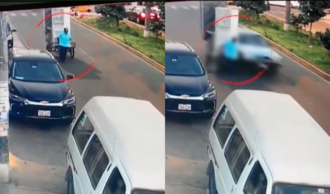 Vendedor de muebles termina grave tras ser atropellado en VES: conductor se dio a la fuga