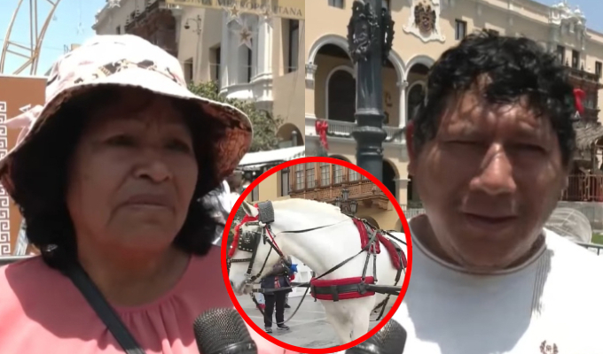 Prohíben paseos de carrozas en caballos en el Centro de Lima: ¿Qué opinan en las calles?