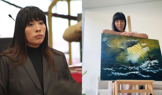 Betssy Chávez reaparece en redes sociales tras sentencia por golpe de Estado: "Pintando al óleo"