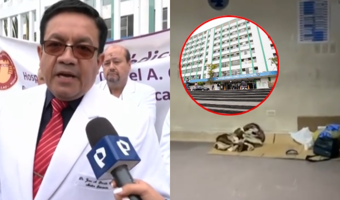 Médicos protestan por el mal estado del Hospital Daniel Alcides Carrión del Callao