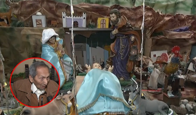 El nacimiento electrónico de don Cucho: 50 años de fe y tradición en San Martín de Porres