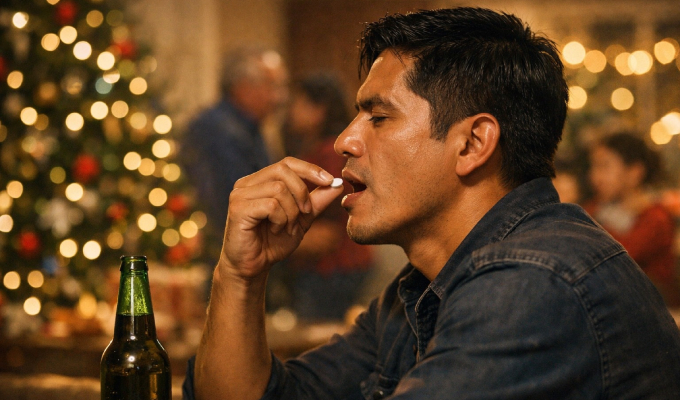 ¡Cuidado esta Navidad!: Combinar alcohol con medicamentos podría poner en riesgo tu vida