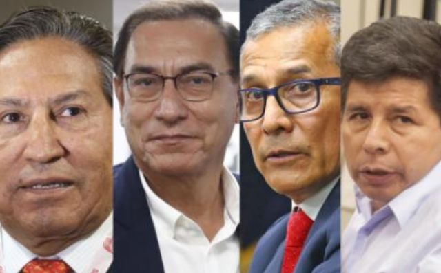 Cuatro expresidentes peruanos se encuentran recluidos en el Penal de Barbadillo