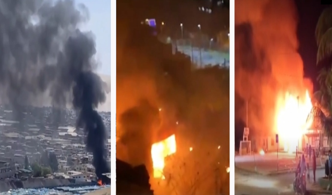 Navidad marcada por incendios: Tacna, Arequipa y Oxapampa reportan graves daños materiales