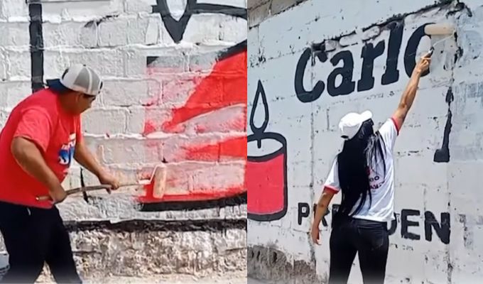 Borran pintas a favor de Carlos Espá tras inclusión de Jorge Montoya en lista para el Congreso