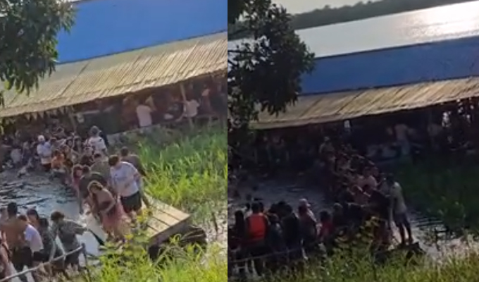 Loreto: balsa turística se hundió con 2 mil personas a bordo