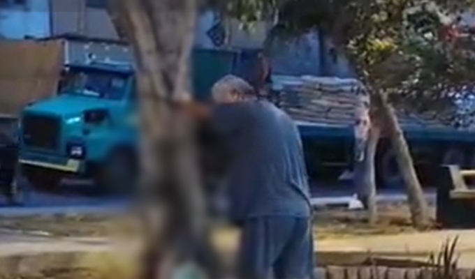 ¡Horror en Independencia! Hombre es grabado ahorcando a su mascota