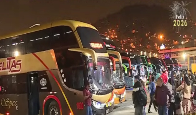 Más de 3 millones de pasajeros ya viajaron por carreteras del país por fiestas de fin de año