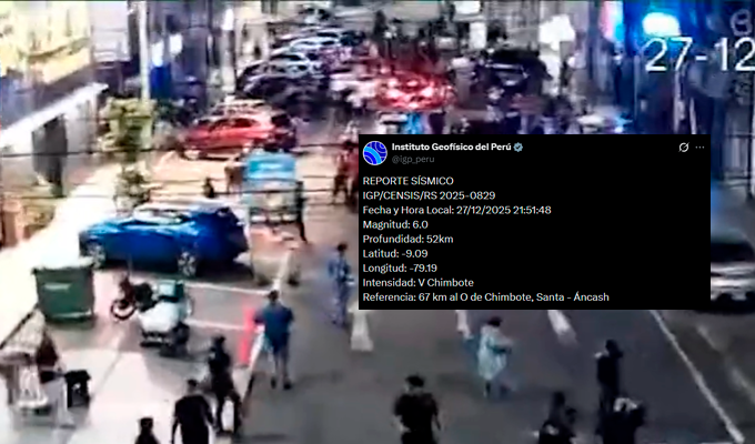 Minsa reporta 13 personas atendidas tras sismo en la costa norte