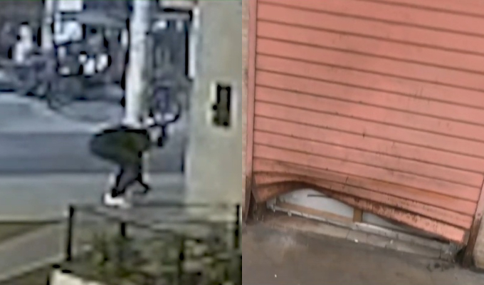 Sujetos en moto detonan artefacto explosivo en puerta de pollería en el Cercado de Lima