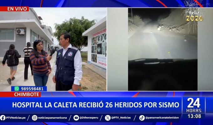 Chimbote: Hospital La Caleta recibió a 26 heridos por sismo
