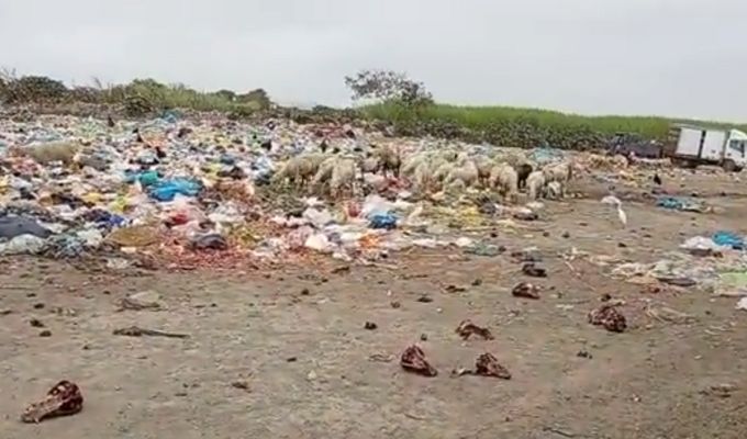 Chimbote: Denuncian gran cantidad de basura acumulada en Mercado Dos de Mayo