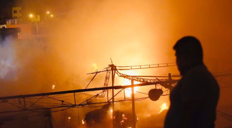 “Extorsionadores han tirado granada”: habla dueño de almacén incendiado en Chorrillos