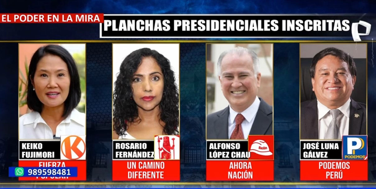 JEE inscribe siete planchas presidenciales rumbo a las Elecciones Generales 2026
