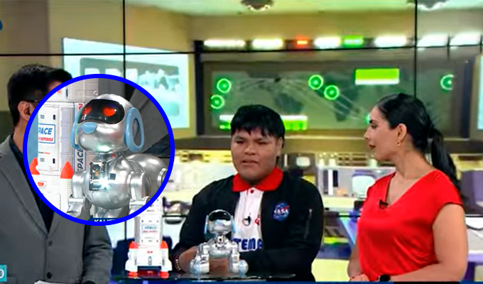 Escolar peruano viajará a la NASA tras ganar concurso internacional