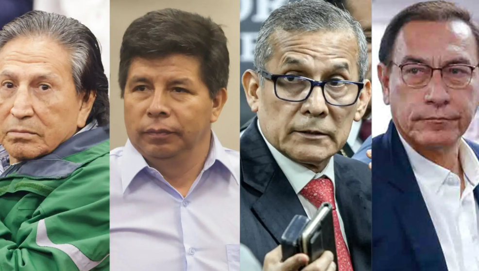 Sucedió en el 2025: cuatro expresidentes peruanos sentenciados y en prisión