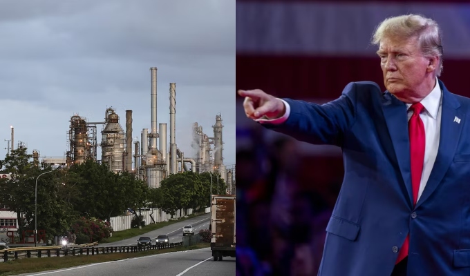 Donald Trump asegura que el petróleo venezolano "pertenece a Estados Unidos"