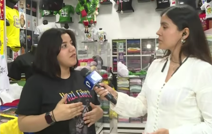 Gamarra: habla comerciante venezolana que diseña polos inspirados en captura de Maduro