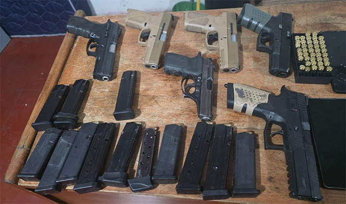 Trujillo: capturan a 14 sujetos fuertemente armados cuando coordinaban acciones delictivas