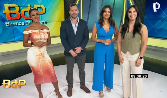 ¡Gracias, Pamela Acosta! Pancho de Piérola es presentado como nuevo conductor de Buenos Días Perú