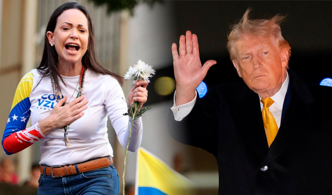 Donald Trump anuncia que recibirá a opositora venezolana María Corina Machado “la semana que viene”