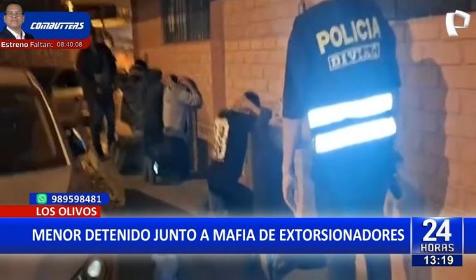 Los Olivos: Desarticulan banda criminal que extorsionaba a comerciantes de Mercado Covida