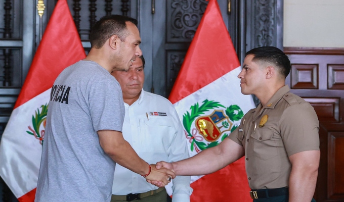 Policía que abatió a sicario en Comas es ascendido: José Jerí destacó su trabajo