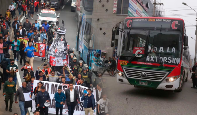 Paro de transportistas: Extorsiones empujan a más de 400 rutas a protestas en Lima y Callao