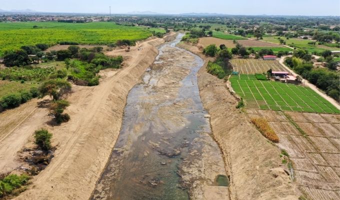 Lambayeque: Gobierno despliega trabajos de limpieza y descolmatación en el río Zaña
