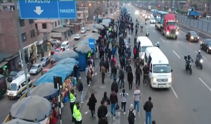 Paro de transportistas: ¿Cuántos buses no saldrán a trabajar el miércoles 14 de enero?