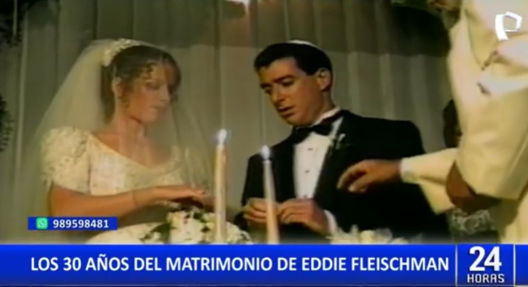Eddie Fleischman celebra 30 años de matrimonio
