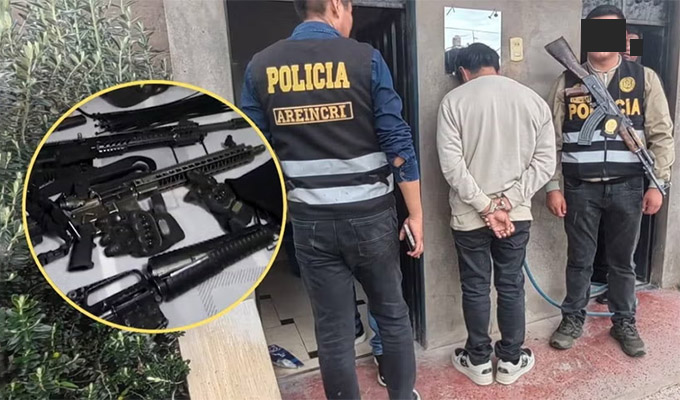 Capturan a integrante del grupo criminal ‘Los Gatilleros de Juliaca’: tenía armamento de guerra