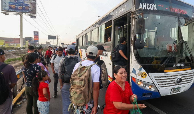 Paro de transportistas HOY 14 de enero: así se desarrolla la paralización en Lima y Callao
