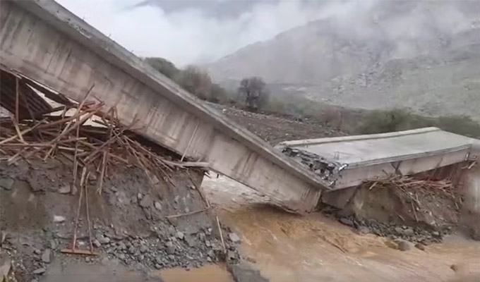 Ayacucho: varias comunidades quedaron aisladas tras colapso de puente por intensas lluvias