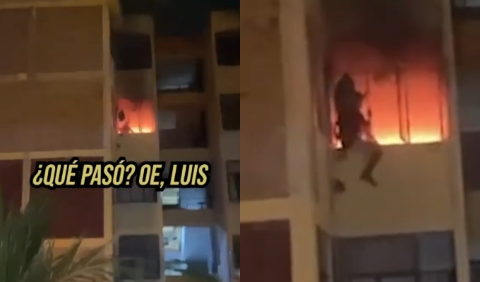 Tumbes: vecino provoca incendio en su departamento y logra salvarse tras escapar por la ventana