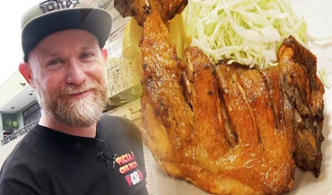 ¡Peruvian Challange! Extranjero conoce el sabor de las polladas en Lima