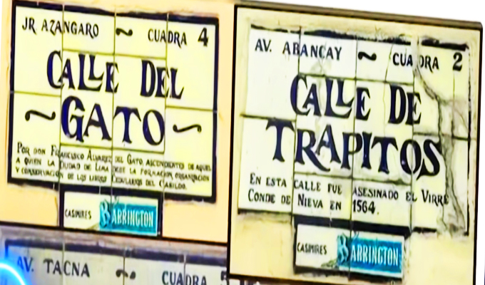 Estas son las calles con nombres de doble sentido en la capital