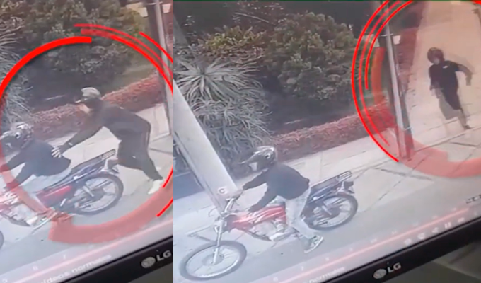 Asalto en segundos: cámaras captan robo de celular en pasaje de Miraflores