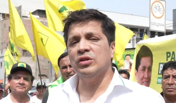 Candidato presidencial Paul Jaimes propone retirar al Perú de la CIDH