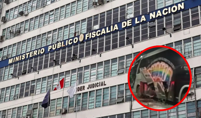 Armonía 10: Fiscalía realiza diligencias urgentes tras ataque con explosivo a bus de agrupación